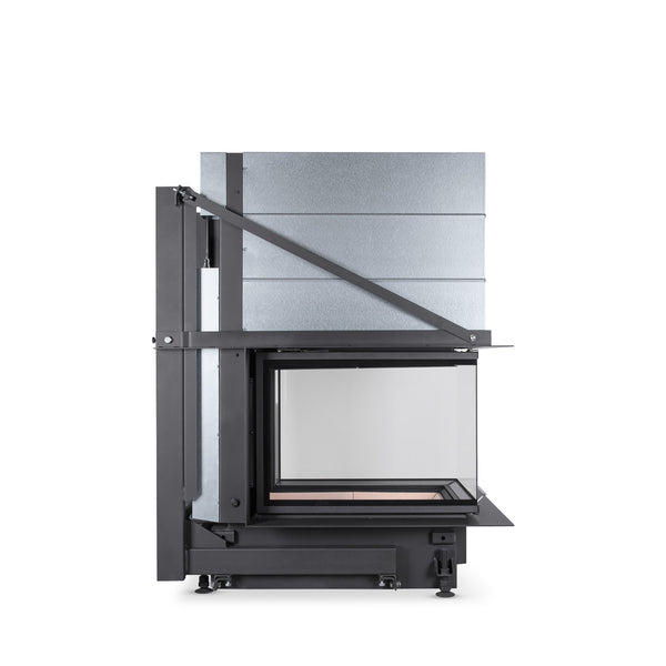 Hoxter UKA 69/48/69/51h Built-In Three Sided Wood Fire