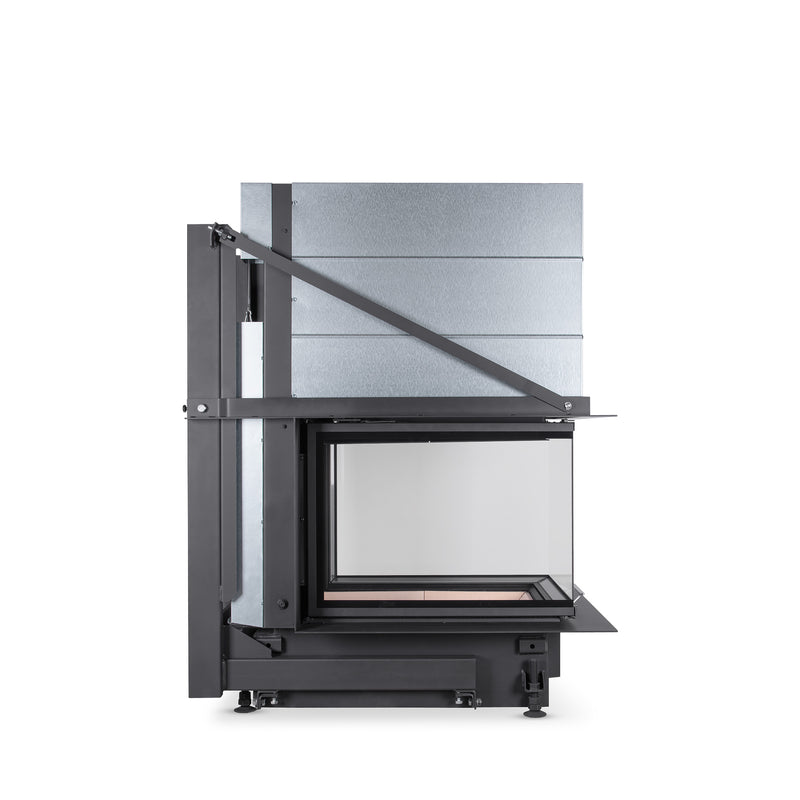 Hoxter UKA 69/48/69/51h Built-In Three Sided Wood Fire