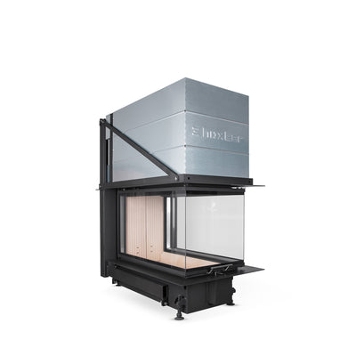 Hoxter UKA 86/50/86/52h Built-In Three Sided Wood Fire