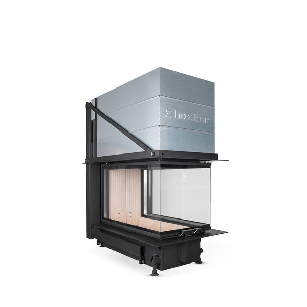 Hoxter UKA 86/50/86/52h Built-In Three Sided Wood Fire