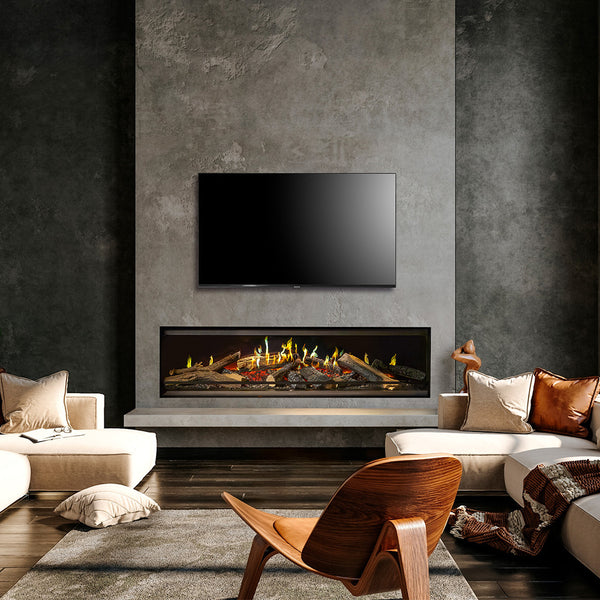 Kalfire E One 160F Holographic Fire Front Facing