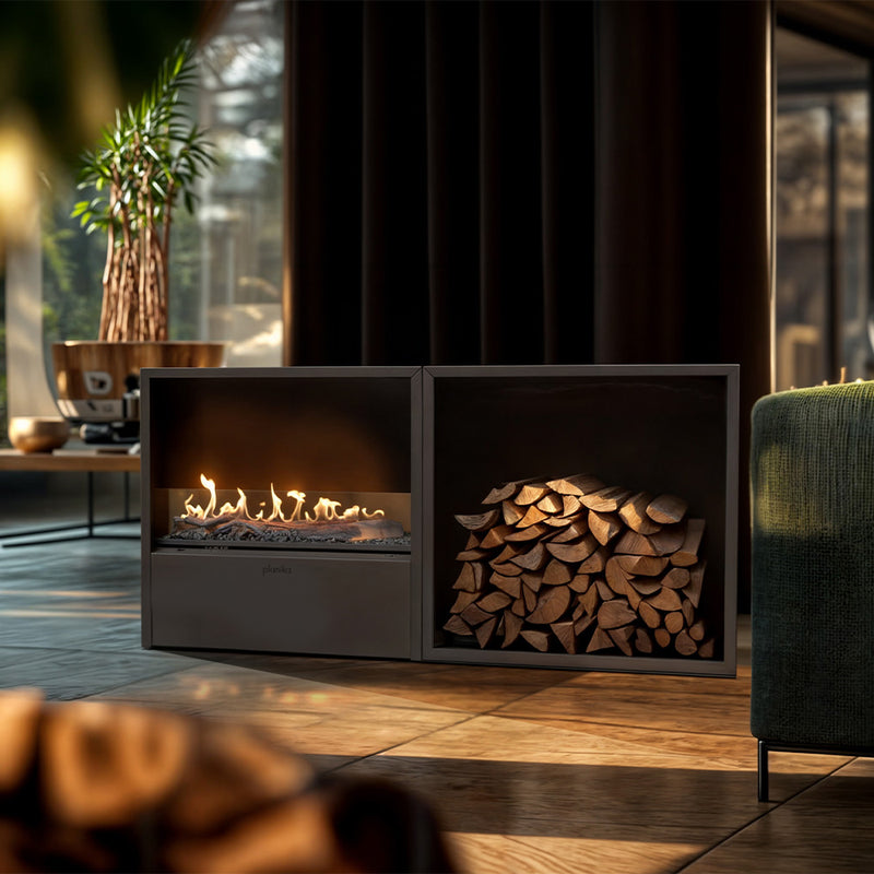 Planika Cottage Freestanding Bioethanol Fire